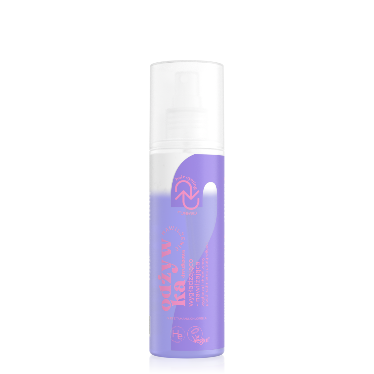 Hair Cycling by ONLYBIO Nawilżenie odżywka dwufazowa wygładzająco-nawilżająca 200ml